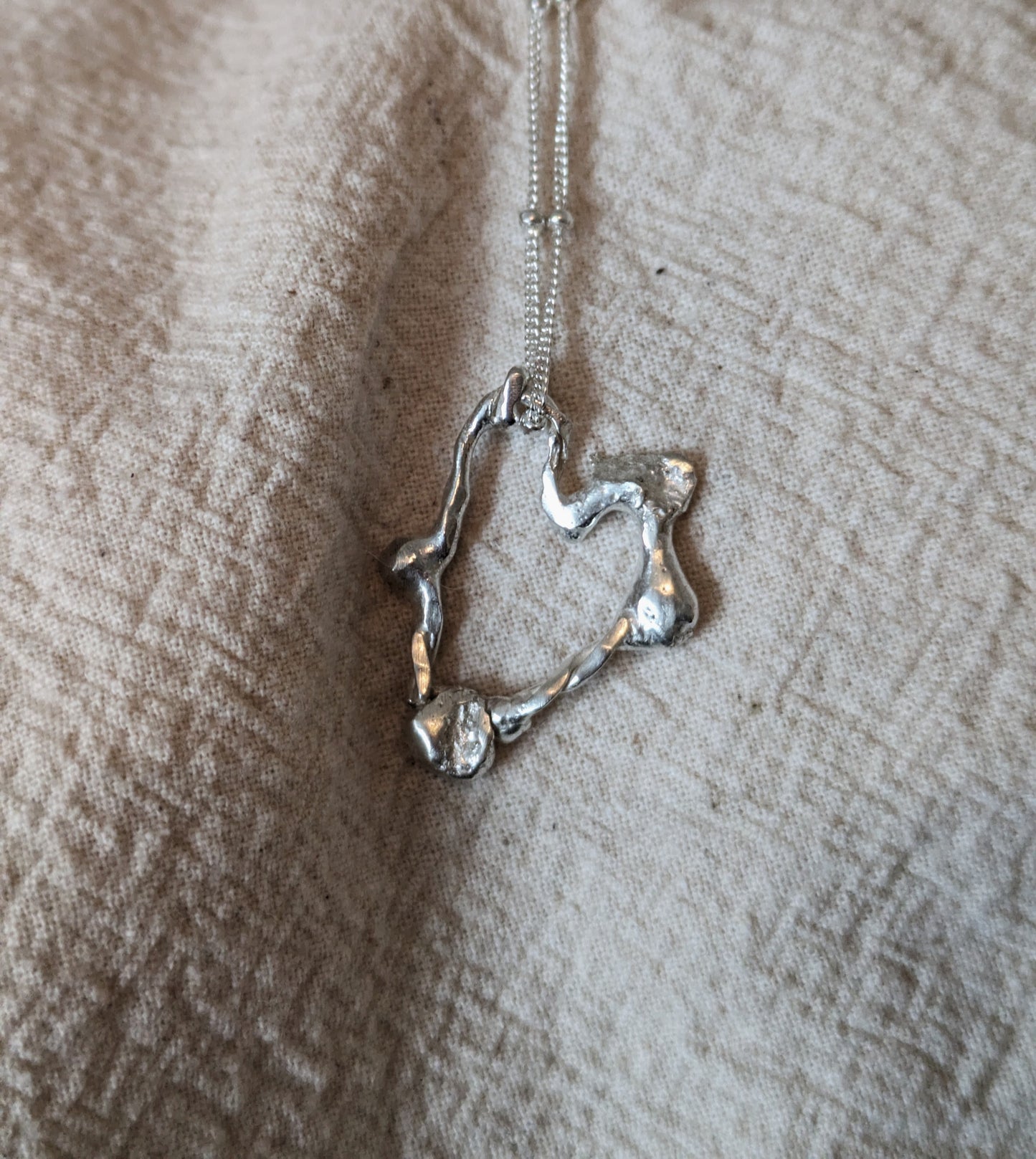 Molten Heart Necklace