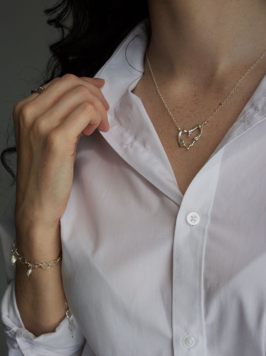 Molten Heart Necklace