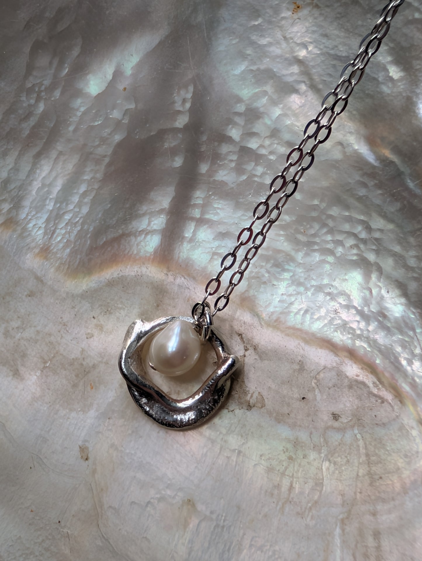 Blodyn y Mor Necklace - one of a kind