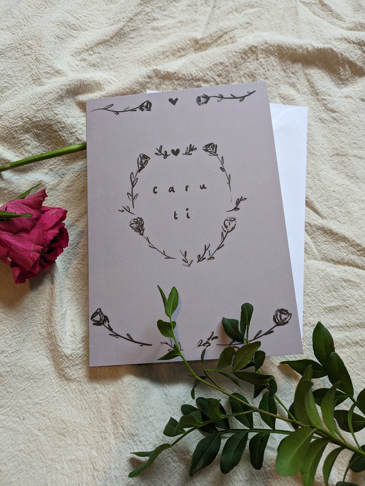 St Dwynwen's/ Valentine's day card