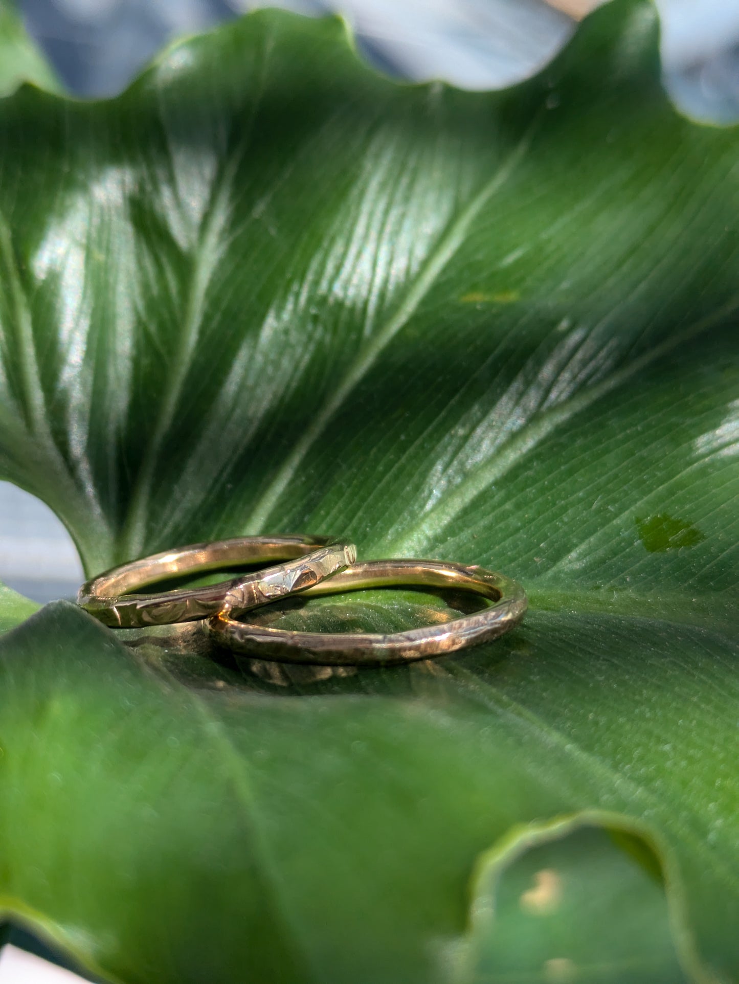 Chunky Gold Textured Ring