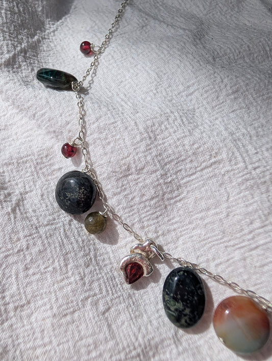 Earth goddess charm necklace