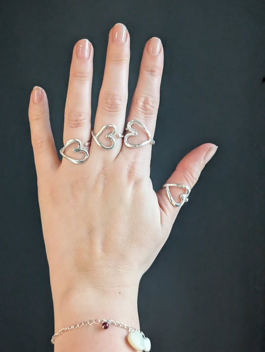 Cariad adjustable rings