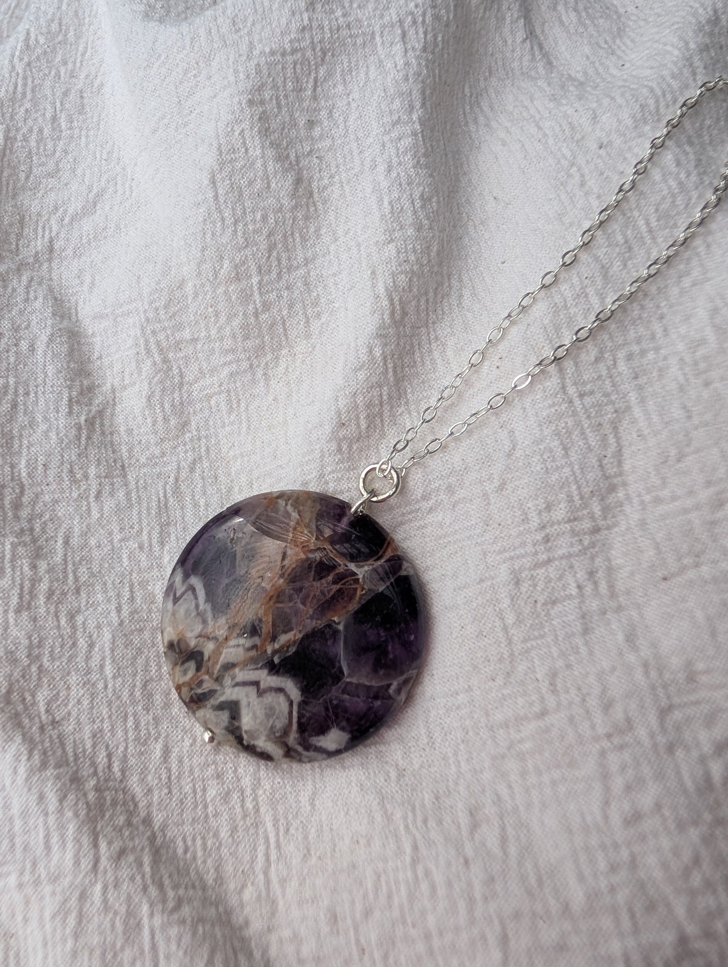 Bold amethyst necklace