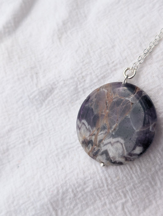Bold amethyst necklace