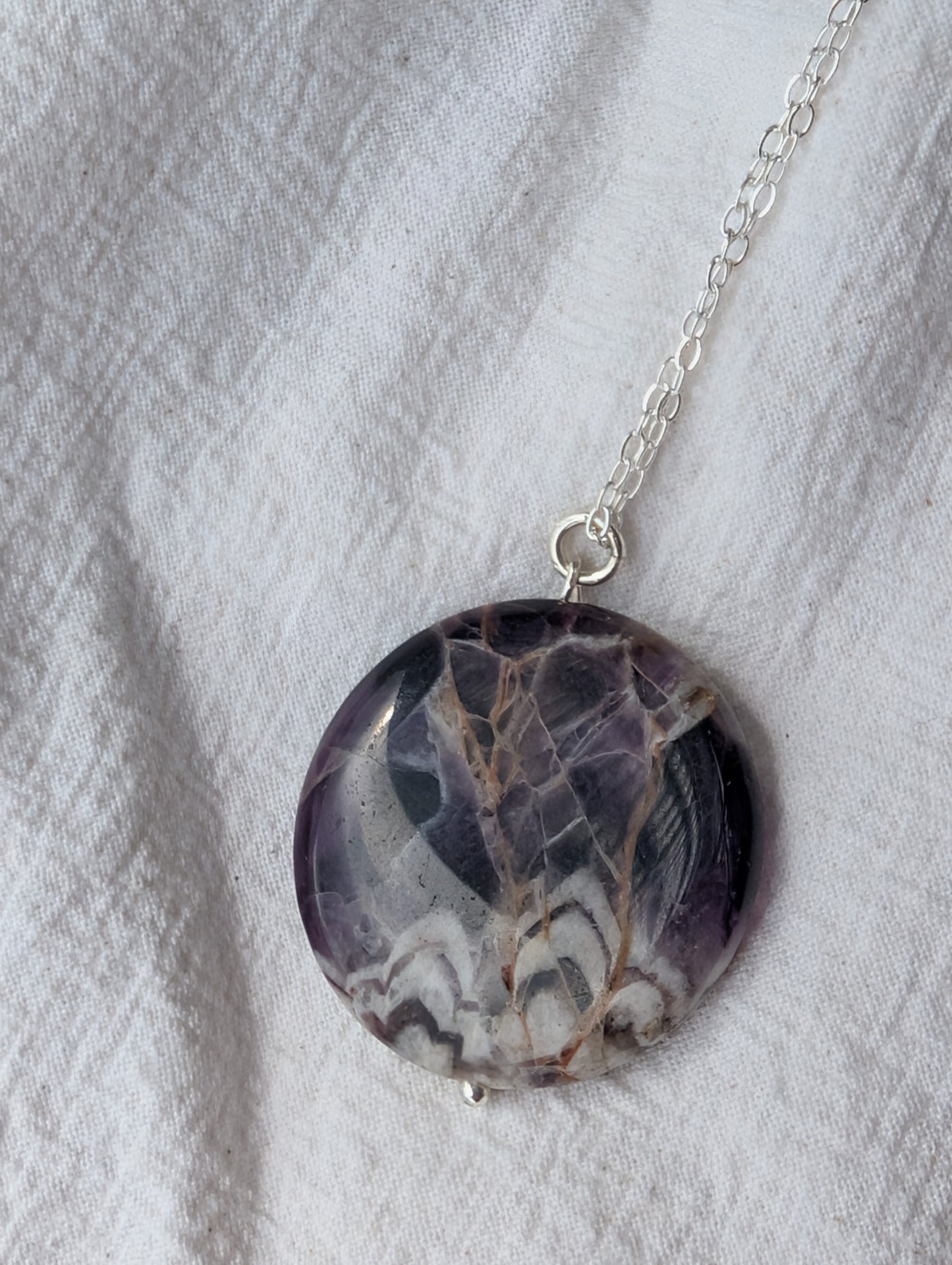 Bold amethyst necklace
