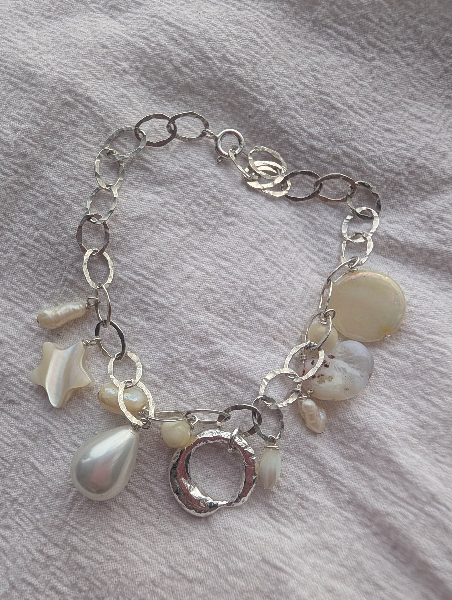 Ice goddess charm bracelet
