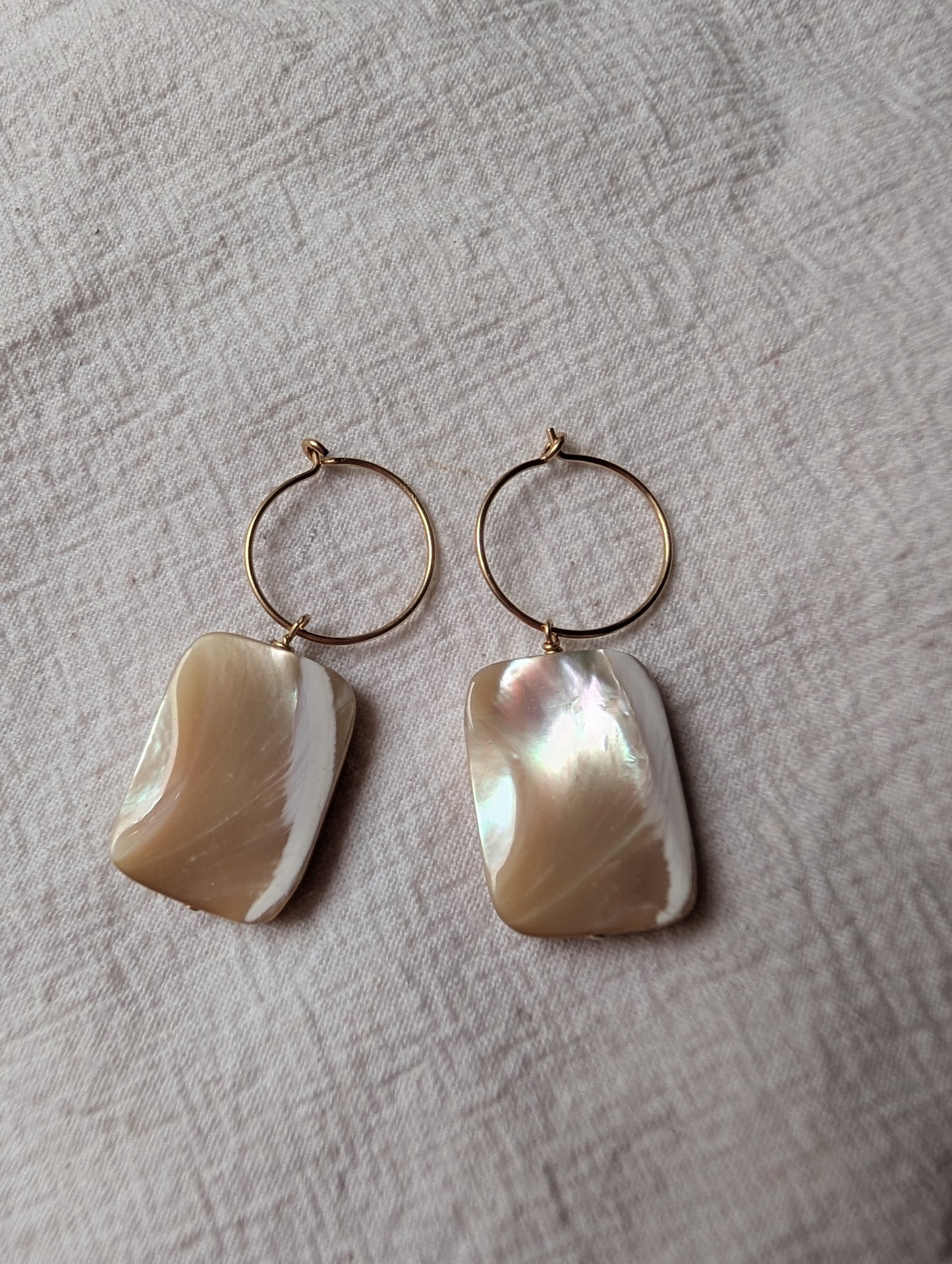 Vintage shell hoops