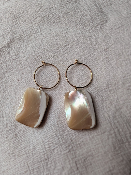 Vintage shell hoops